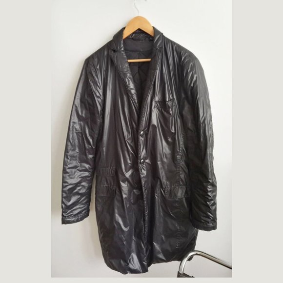 DRYKORN - Long puffy black coat - Sz 48 (M) - Picture 1 of 12